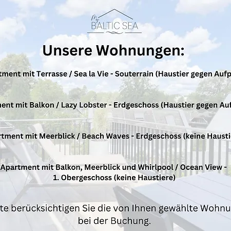 Daire My Baltic Sea - Im Ocean Hill *